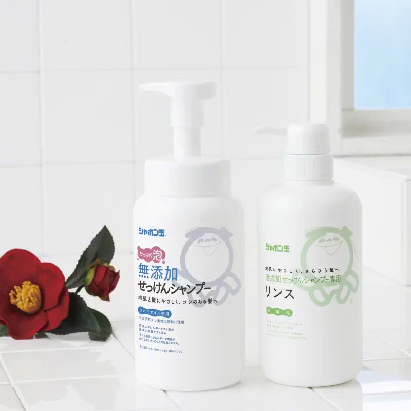 Dầu Gội Không Chứa Chất Phụ Gia Shabondama Dạng Bọt 520mL - Hình ảnh 3